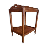 Desserte en bois, plateau amovible