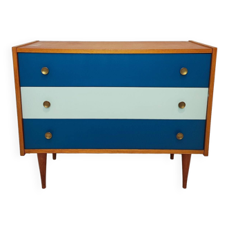 Commode vintage bicolore