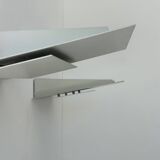 Pair of vintage wall lights, cast aluminum, France 1970