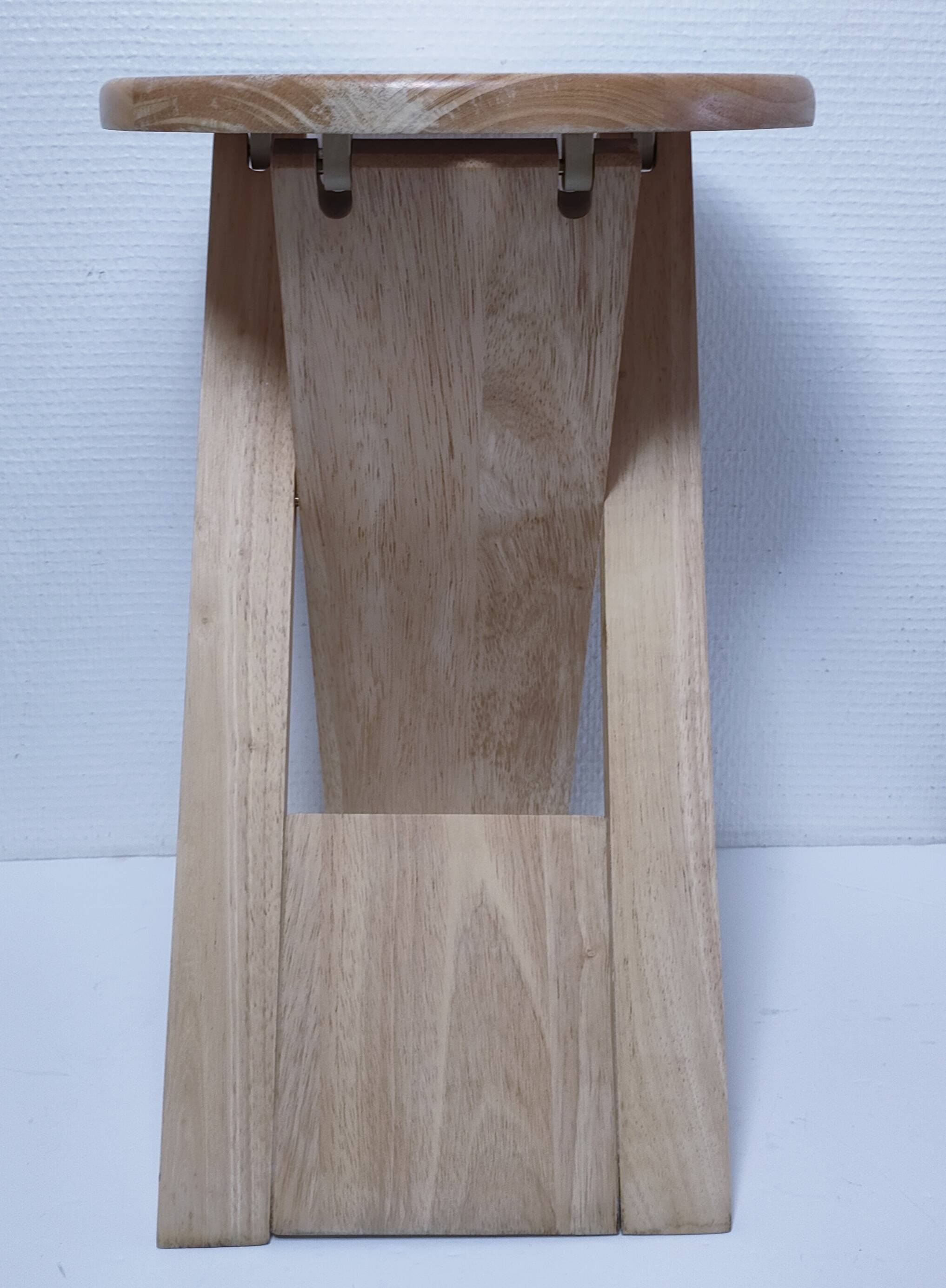 "Suzy" stool by Adrian Reed solid beech 80s