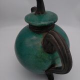 Théière "Citrouille " raku