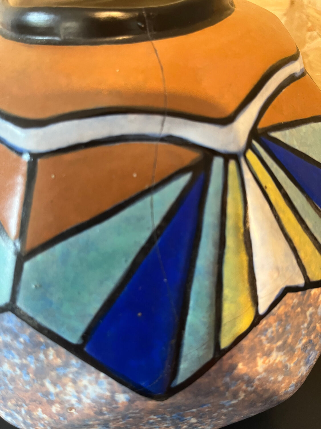 Ceramic vase A Dubois year 30