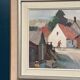 Original Swedish Oil on Panel – “Vitemölla” by Eskil Scans – Vintage