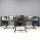 Vintage circle chairs by Metaform, 1980s, set of 6