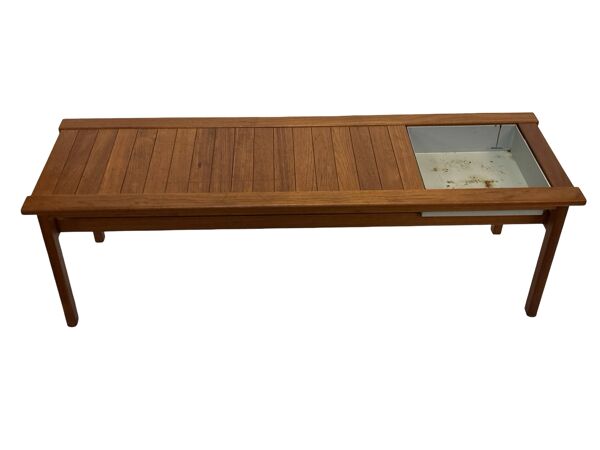 Table d'appoint vintage, table de chevet, table à plantes des années 60.