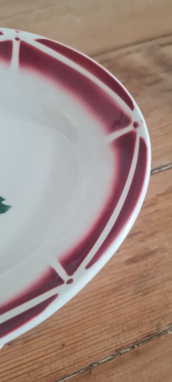 Pair of earthenware serving dishes