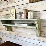 Celadon solid wood shelf