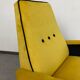 Mid-century design yellow armchairs
