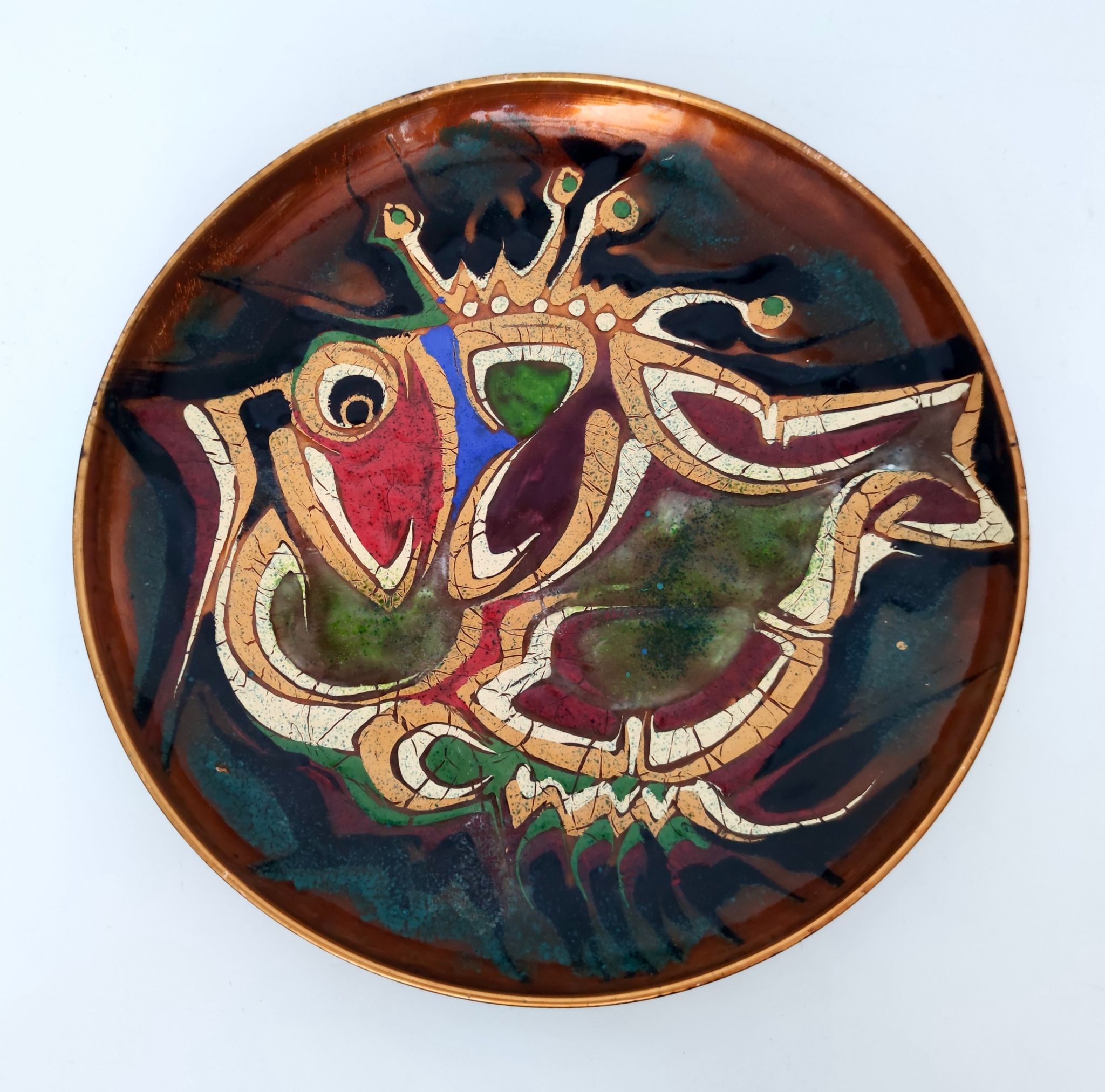 Vintage copper vide-poche