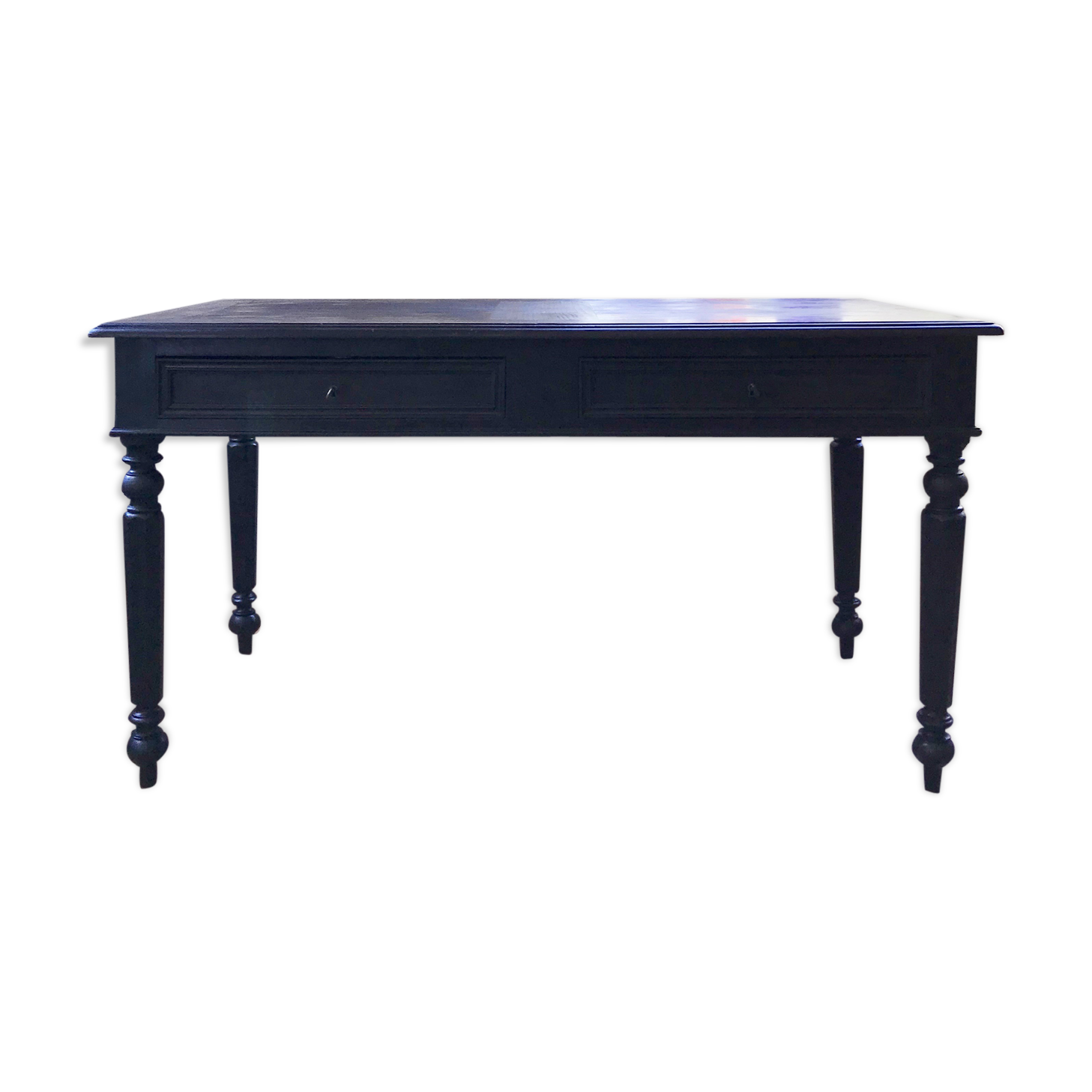 Napoleon Antique blackened wooden desk