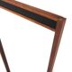 Miroir scandinave en palissandre, 122x63cm, Suède, 1960
