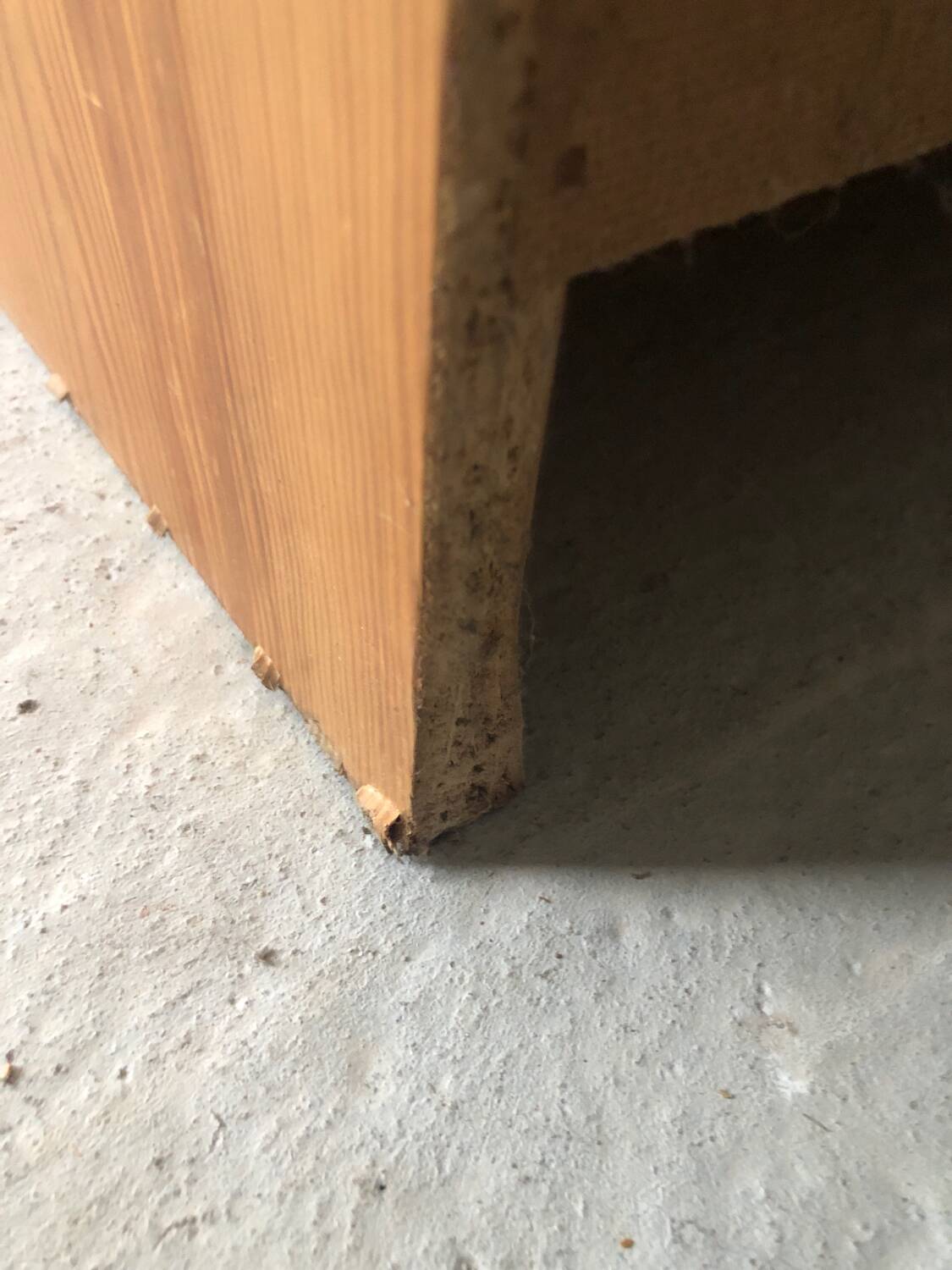 Honey-colored pine bookcase, 90s