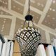 Lustre avec chaîne style tiffany