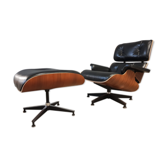 Lounge chair and ottoman from Ray and Charles Eames