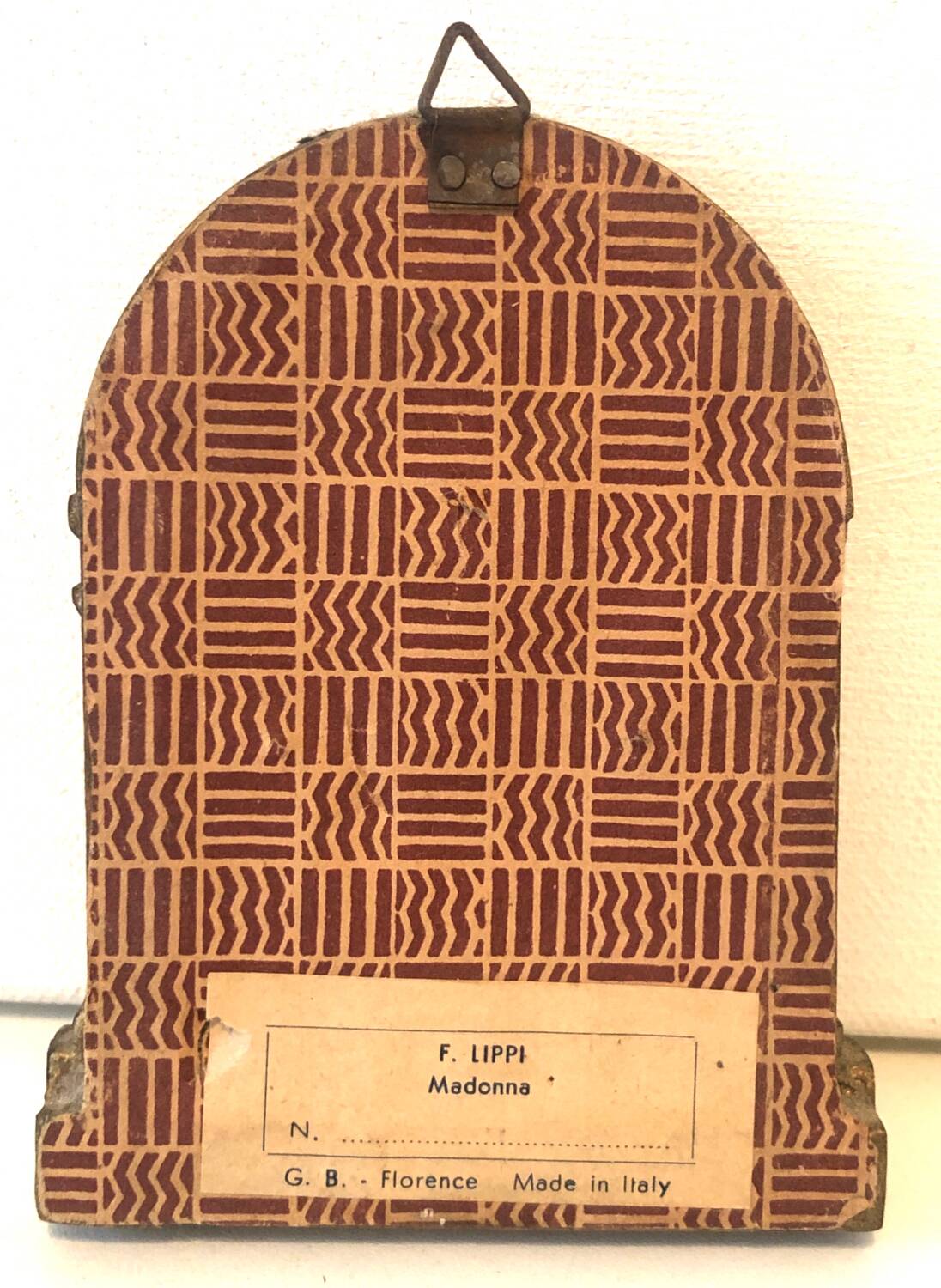 Florentine icon in gilded wood