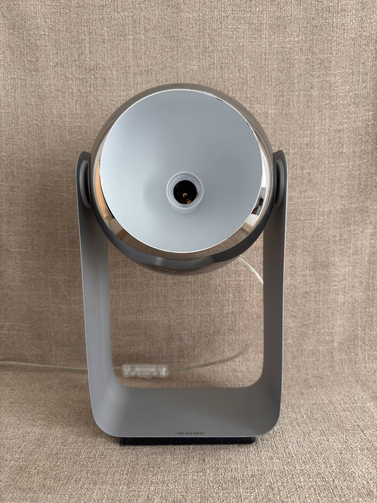 Lampe Eye Ball Massive vintage style Space Age années 90