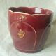 Cache pot en faience fives lille decor emaille epoque art nouveau