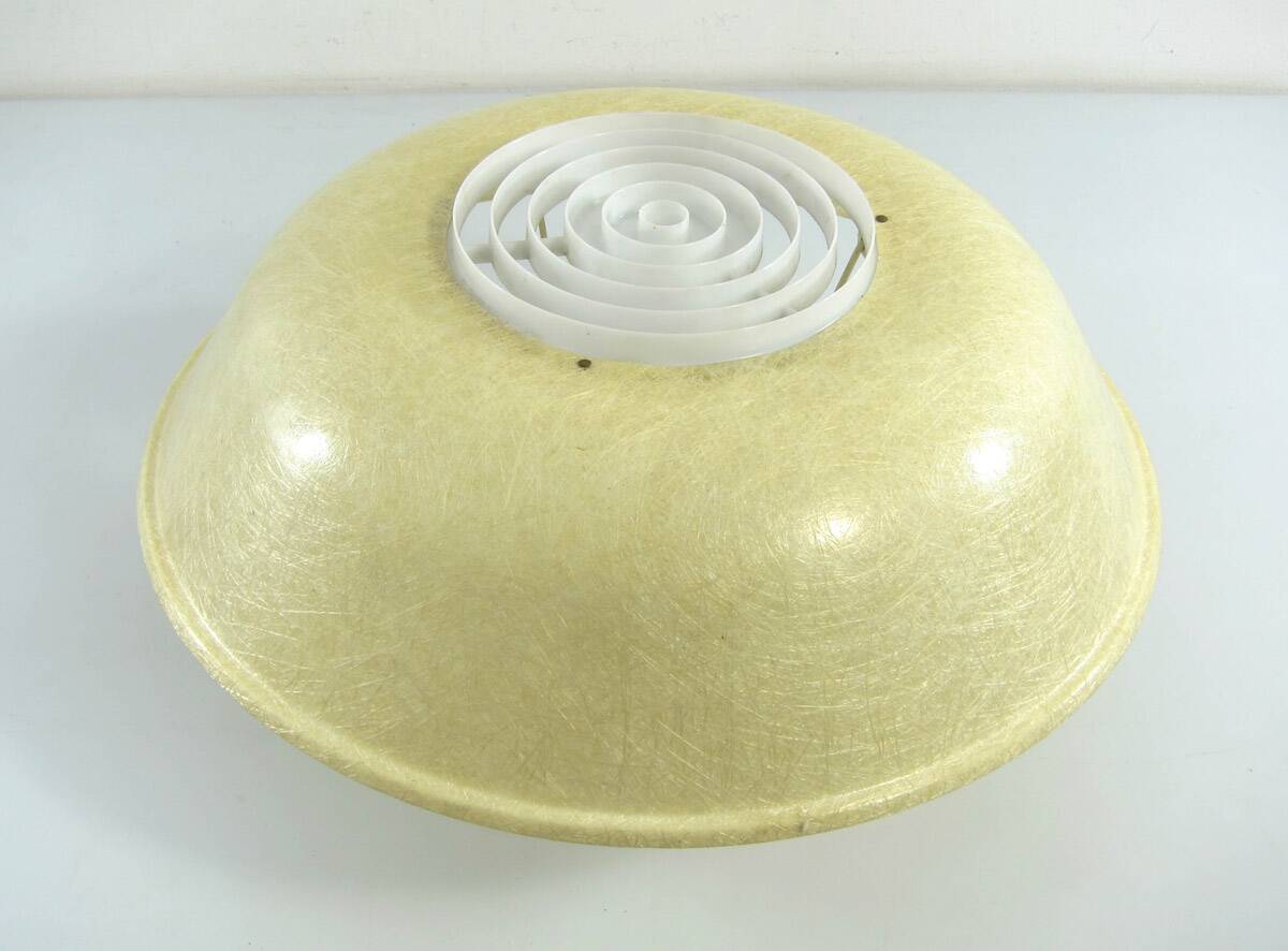 Philips Louis Kalff fifties vintage fiberglass ceiling lamp