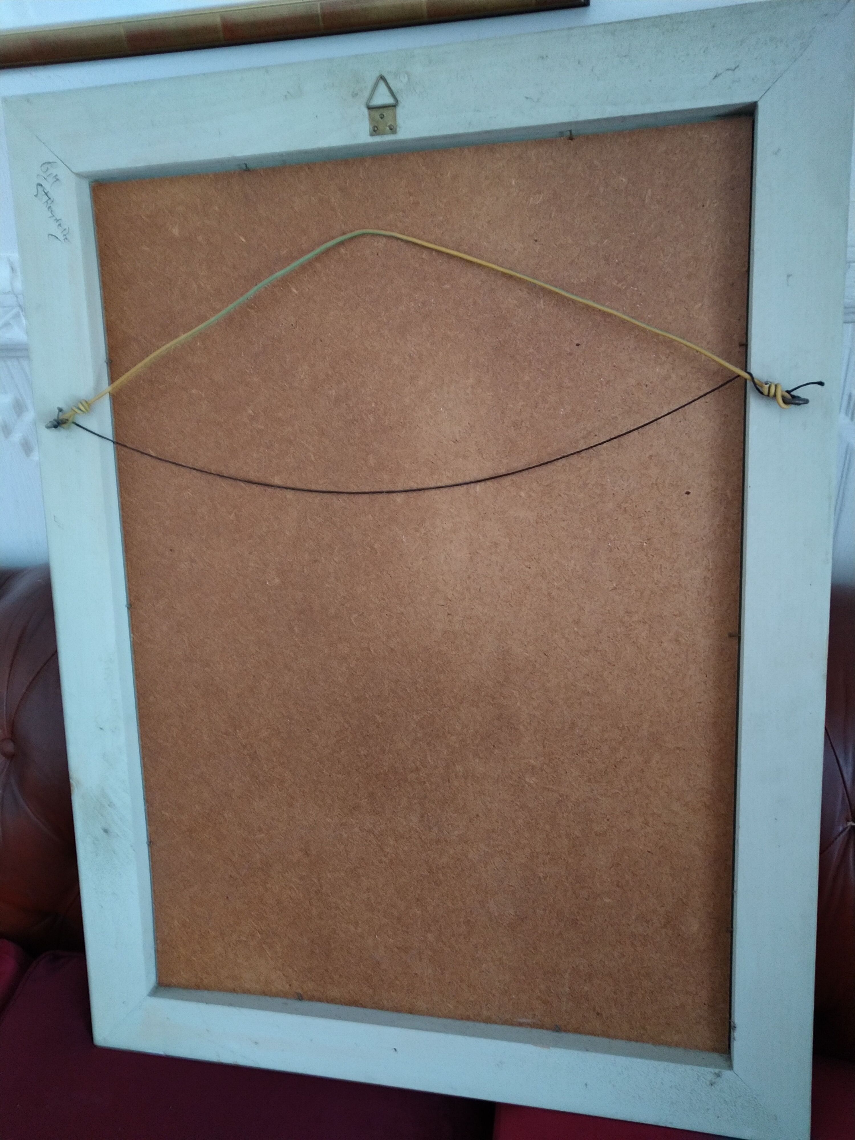 Bevelled baroque mirror 61x84cm