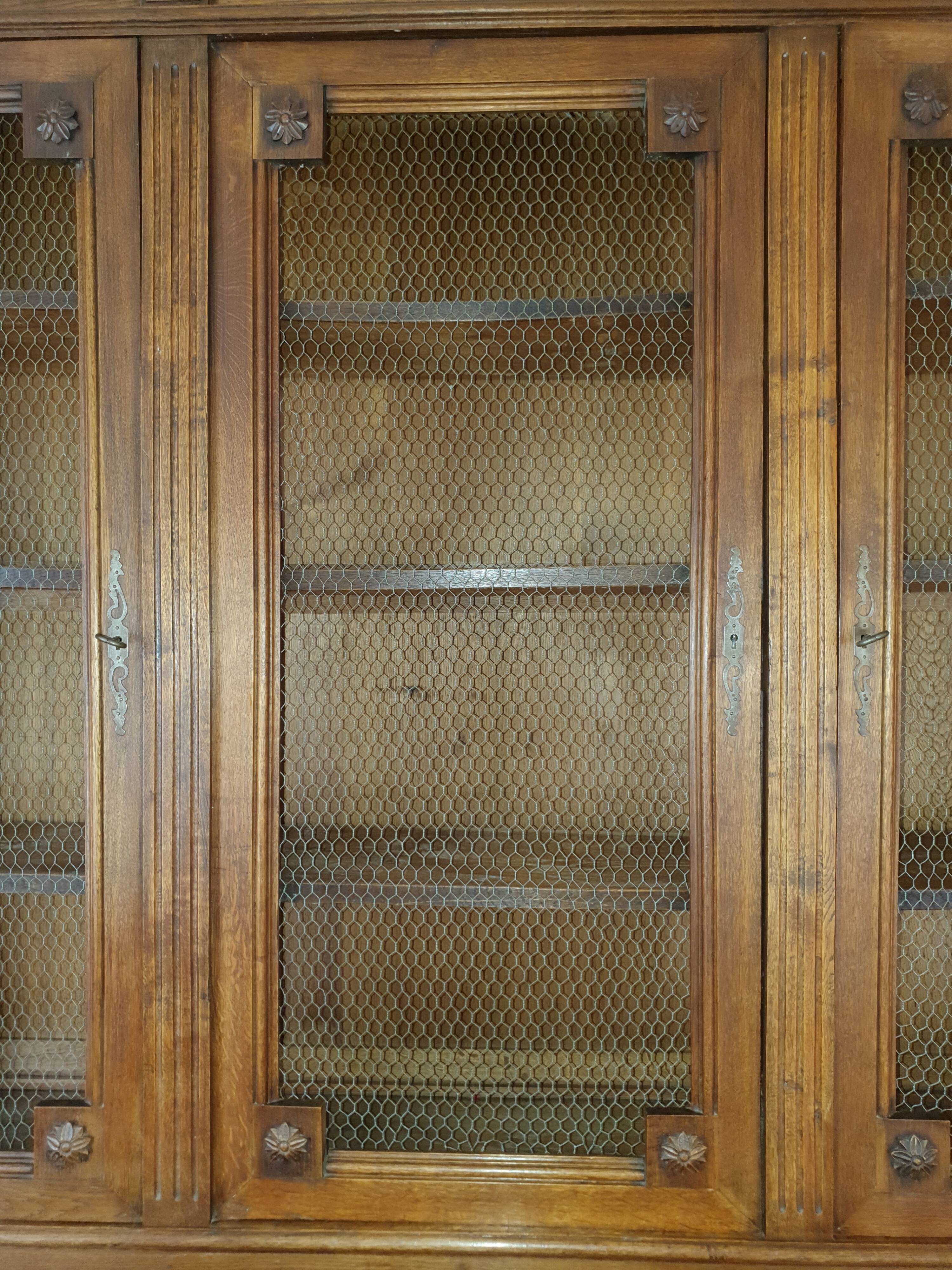 Library mesh doors