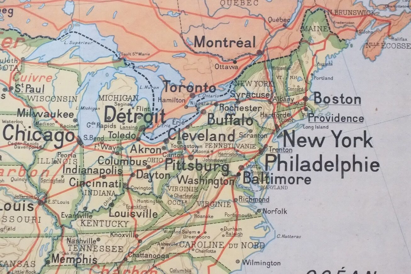 School Vidal-Lablache No.51 map United States