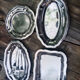 Small vintage platters and presentation forks