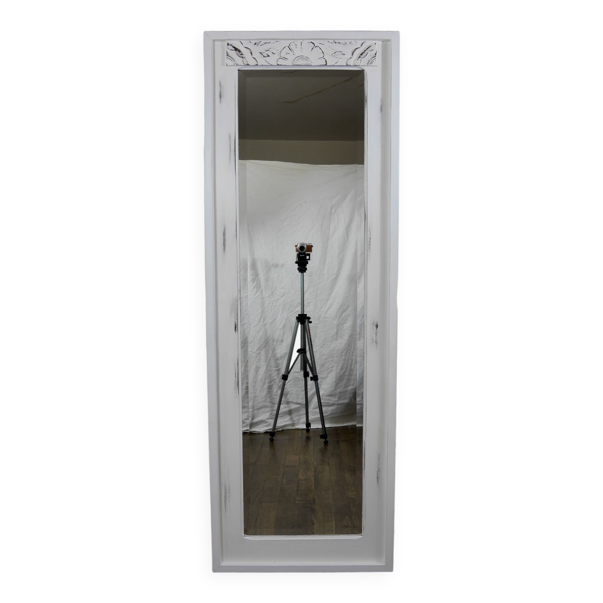 Full-length mirror art deco shaby chic