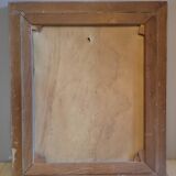 Old large vintage painting signed A. WEBER from the 1940s and 1950s.