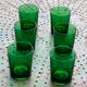 Set of 6 whisky glasses in vintage