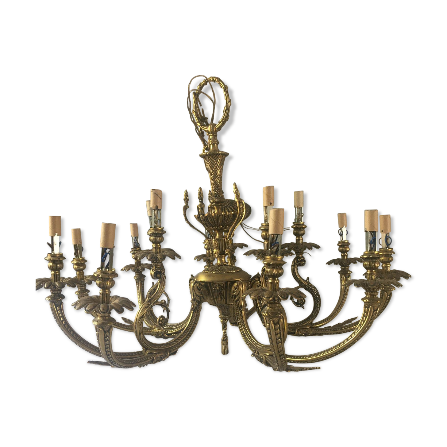 Bronze chandelier