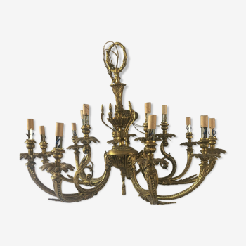 Bronze chandelier