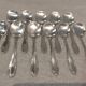 11 silver-plated ice cream scoops, goldsmith, art deco style