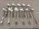 11 silver-plated ice cream scoops, goldsmith, art deco style