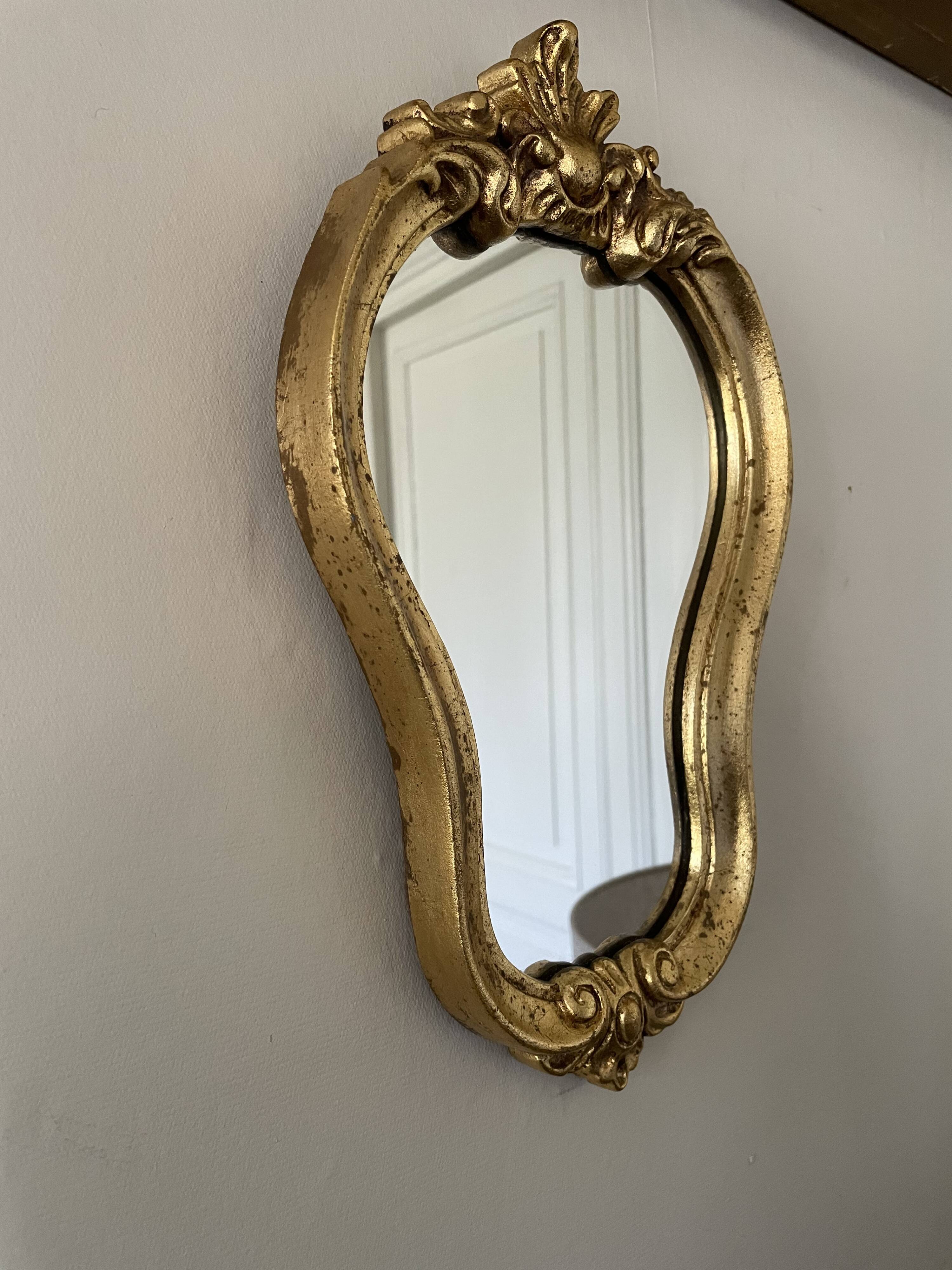 Golden mirror