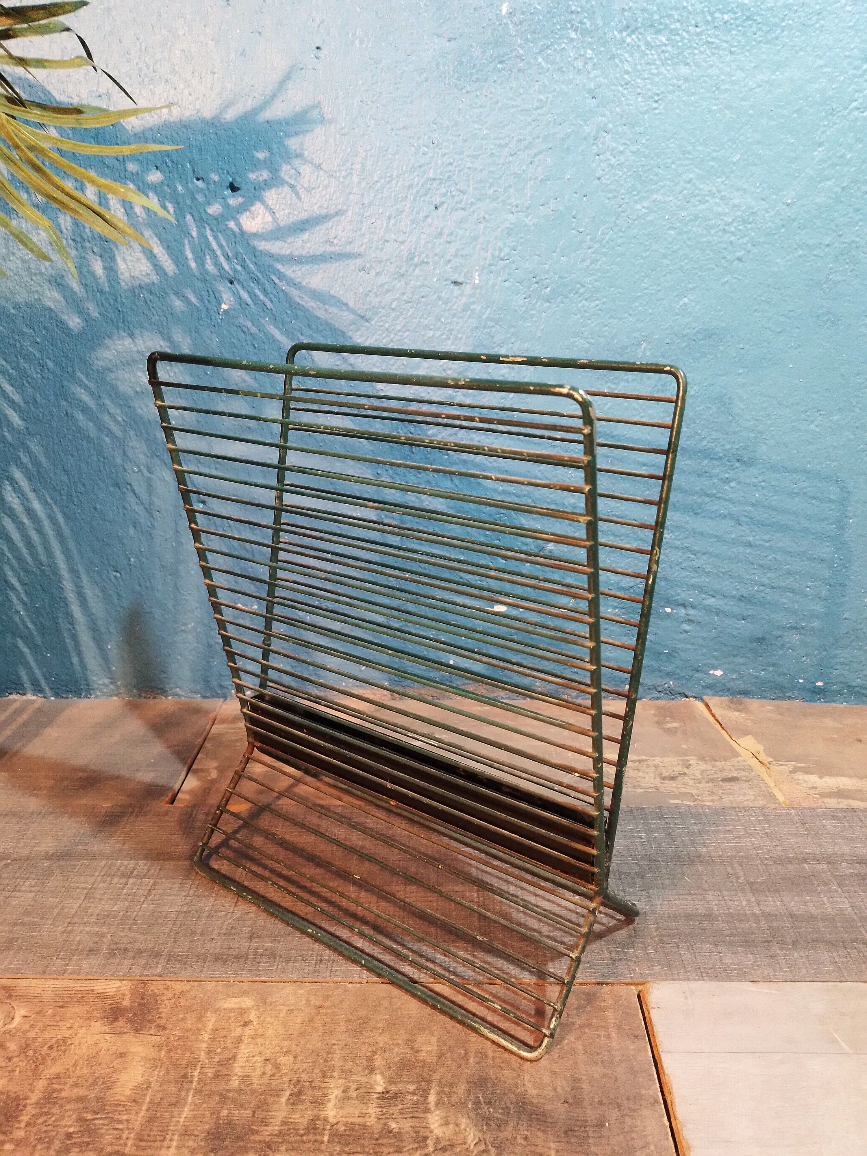 Metal magazine holder 1950s