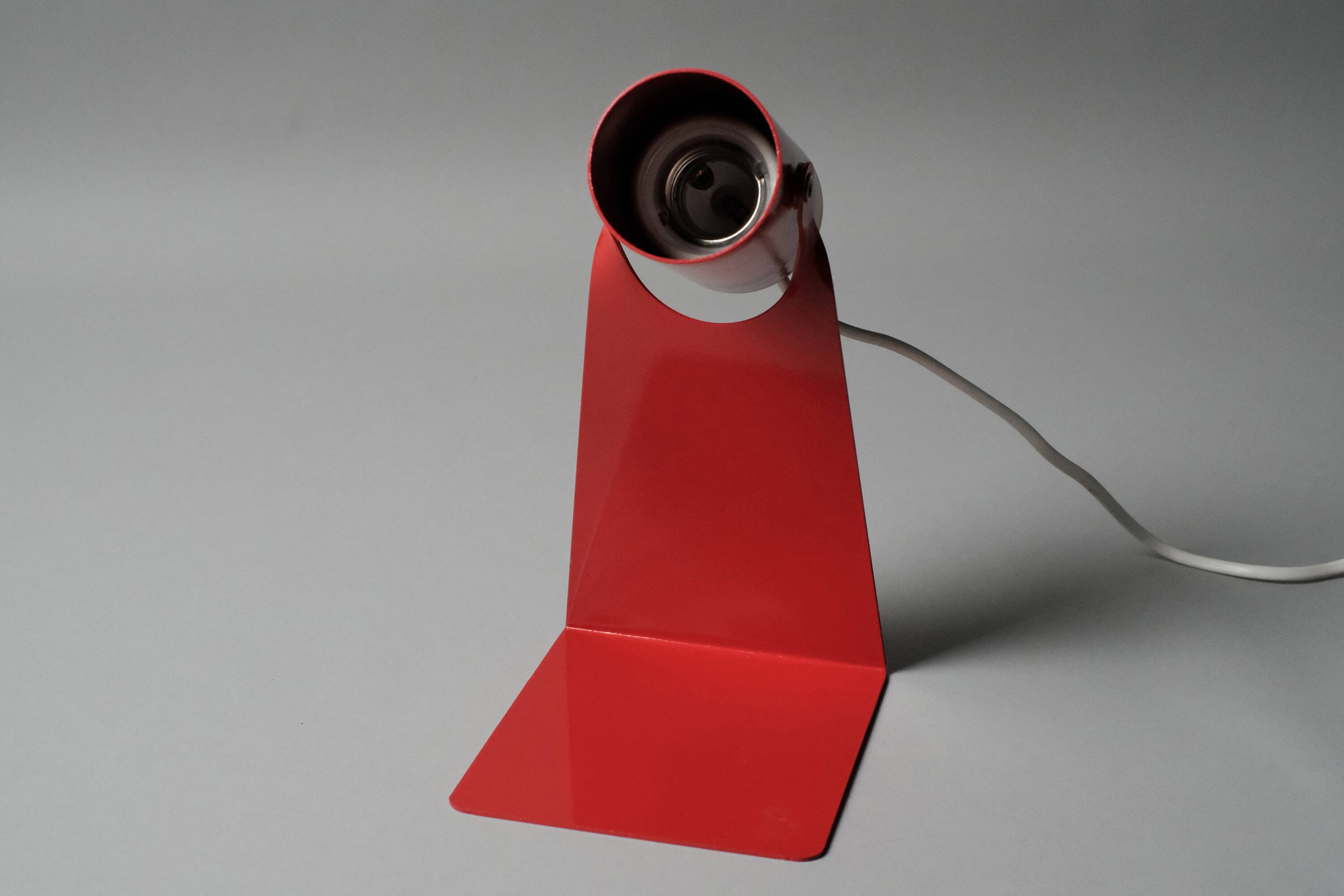 Vintage 1970s Gnosjo Konstsmide industrial desk lamp.