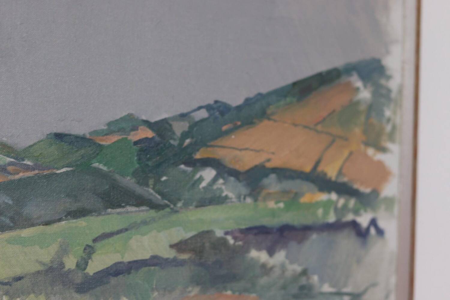 Swedish Oil on Canvas – “Valley” by Gustav-Adolf Johansson