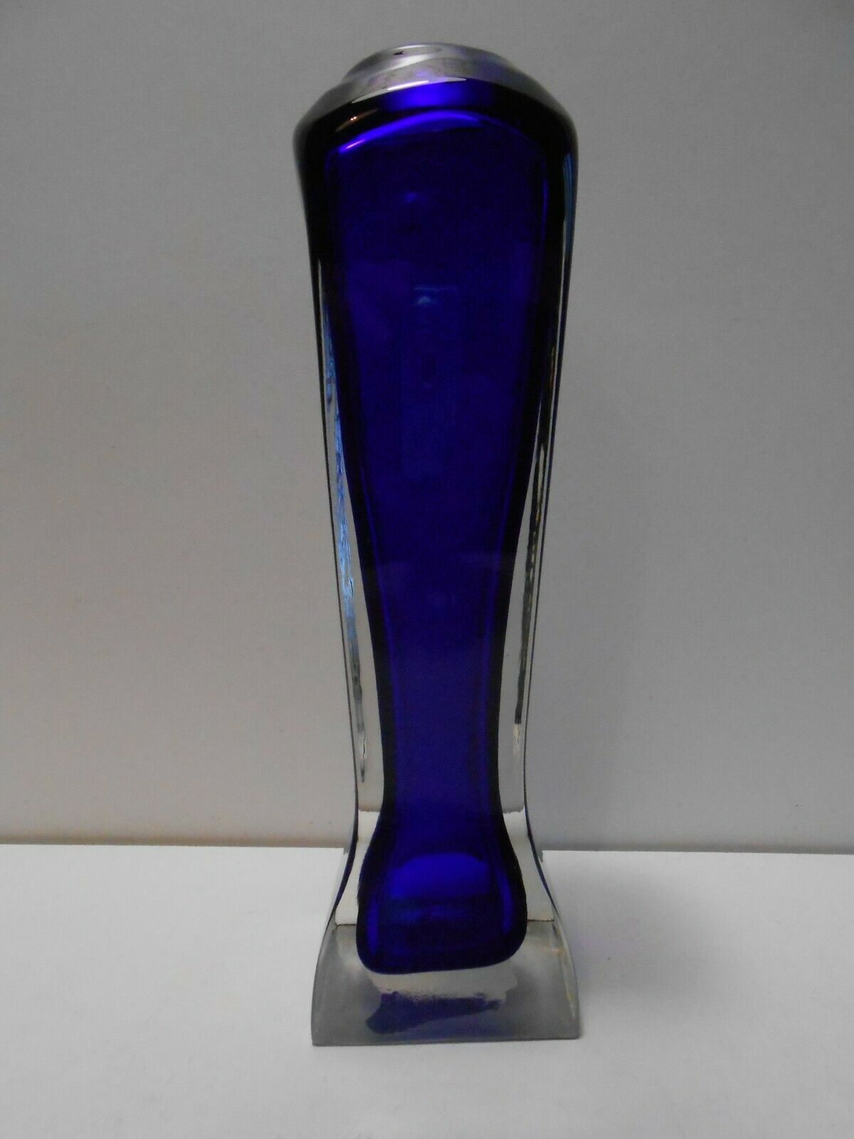 Vase soliflore vintage cobalt blue