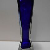 Vase soliflore vintage bleu cobalt
