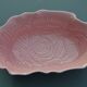Rose-shaped ceramic bowl/deep plate.