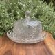 Pressed and moulded glass cheese dome