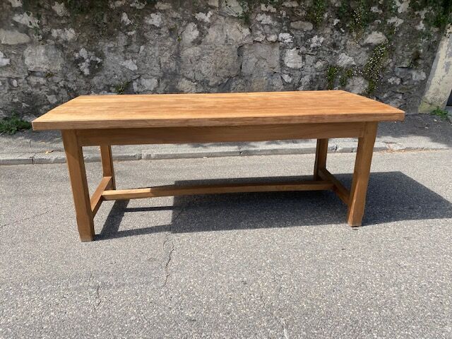 Farm table raw wood 200 cm