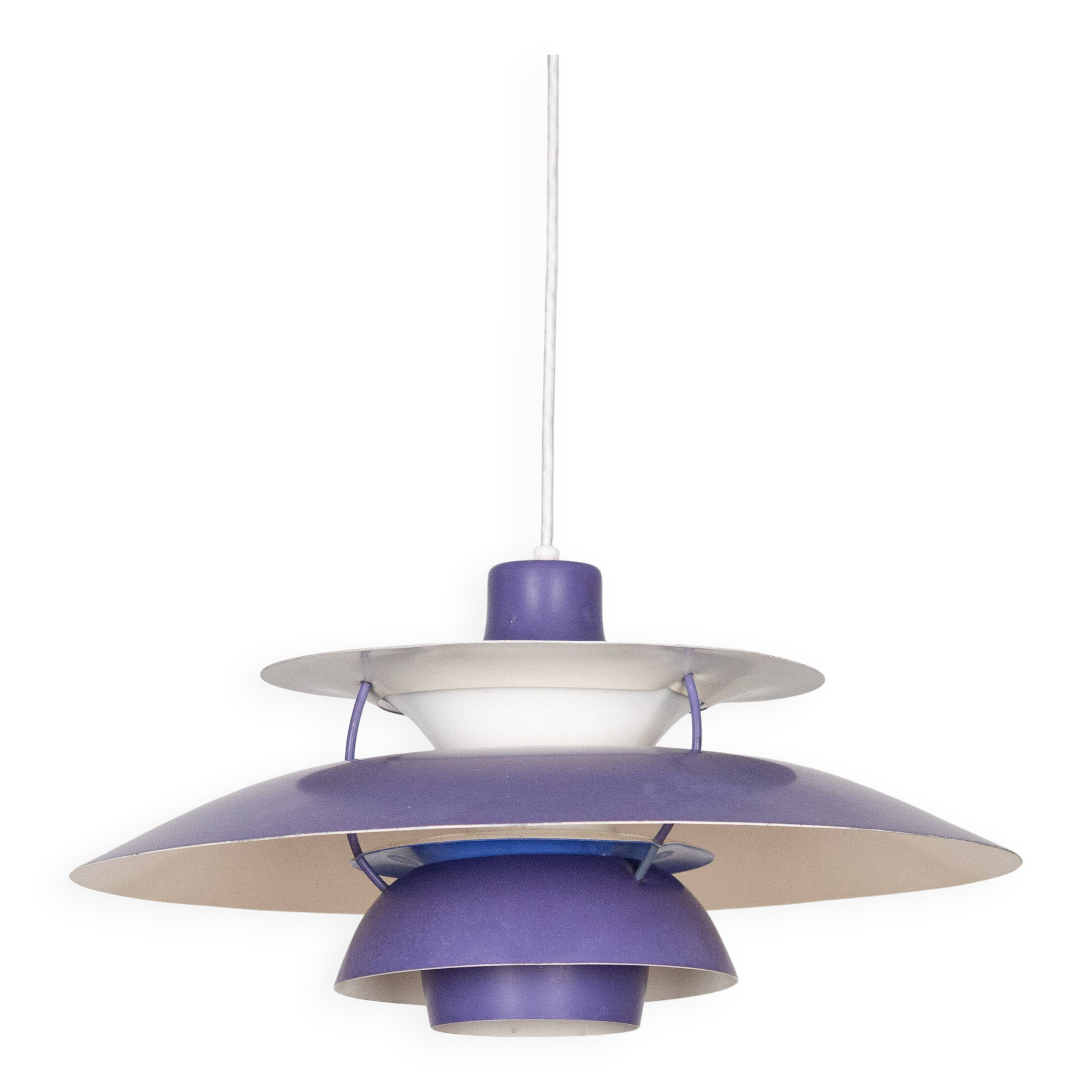 Danish vintage pendant lamp PH 5 by Poul Henningsen, Louis Poulsen, 1958
