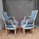 Pair of armchairs Louis XVI