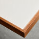 Framed mirror in teak