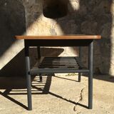 Scandinavian coffee table teak plating - 1960