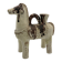 Ceramic candlestick horse, Sardinian, 1960s