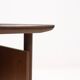 Mid century teak 'Cow Horn' Writing Desk by Tijsseling for Hulmefa 1960s