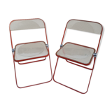 Pair of Plia chairs Giancarlo Piretti for Castelli
