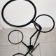 Black iron plant rack 50s